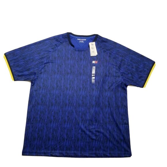 Tommy Hilfiger Men's Sport T-Shirt Short Sleeve‎ Polyester Big Size 3XL - Picture 1 of 5